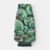 グリーンクリスマスボール ボトルクーラー (正面)