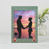 グリーンクリスマスワンフォトスノーフレーク シーズンカード (スタンド正面)