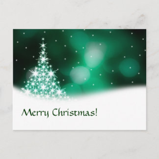 グリーンクリスマス葉書 シーズンポストカード