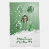 グリーンクリスマス キッチンタオル (縦)