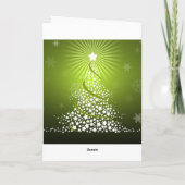 グリーンクリスマス シーズンカード (裏面)