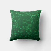 グリーンクリスマス《写真》ぼけ味パターン クッション (裏面)