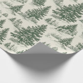 グリーンクリフランスのスマストトイレグリーンラッピング紙 ラッピングペーパー (角)