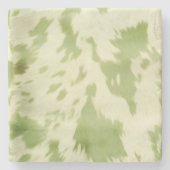 グリーンクリームコウィド ストーンコースター (正面)