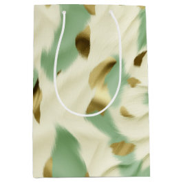 グリーンクリームコウィド ミディアムペーパーバッグ