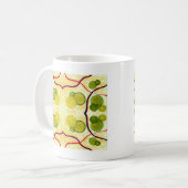 グリーンクリームフロートマグ コーヒーマグカップ (正面左)