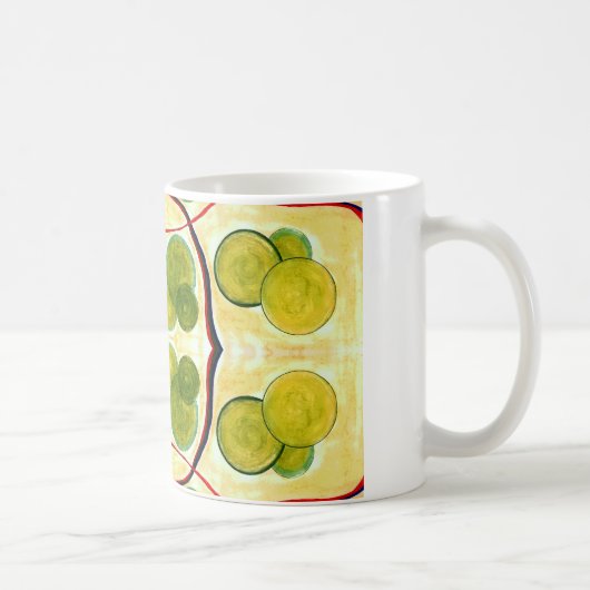 グリーンクリームフロートマグ コーヒーマグカップ (右)