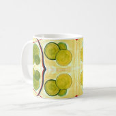 グリーンクリームフロートマグ コーヒーマグカップ (正面左)