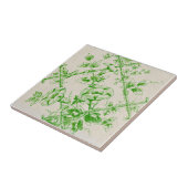 グリーンクリームフローラトレリスレプロトランスフェラーゼウェア タイル (側面)