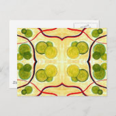 グリーンクリーム浮き葉書 ポストカード (正面/裏面)