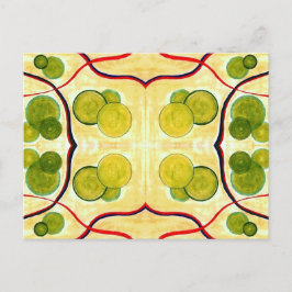 グリーンクリーム浮き葉書 ポストカード