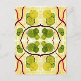 グリーンクリーム浮き葉書 ポストカード