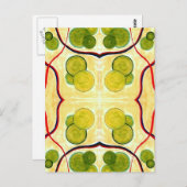 グリーンクリーム浮き葉書 ポストカード (正面/裏面)