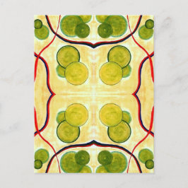 グリーンクリーム浮き葉書 ポストカード