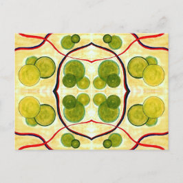 グリーンクリーム浮き葉書 ポストカード