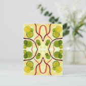 グリーンクリーム浮き葉書 ポストカード (スタンド正面)