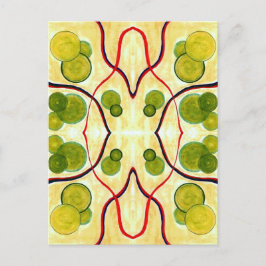 グリーンクリーム浮き葉書 ポストカード