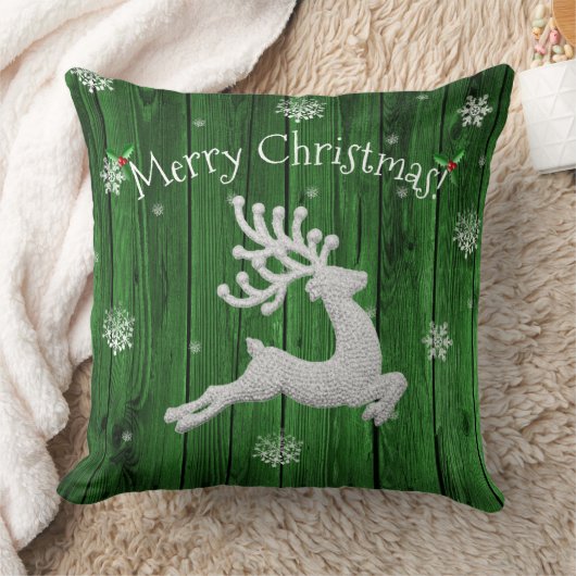 グリーンクリ素朴スマストインデア装飾用クッション クッション (ブランケット)