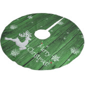 グリーンクリ素朴スマストナディアホリデーツリースカート ブラッシュドポリエステルツリースカート (アングル)