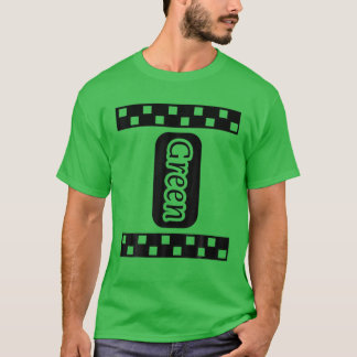 グリーンクレヨンハロウィンクレヨン衣装カップル Tシャツ
