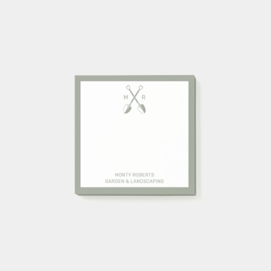 グリーンクロススペードロゴビジネスポストイットノート ポストイット (正面)