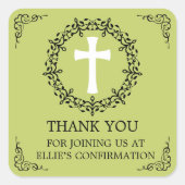 グリーンクロスリースの確認 スクエアシール (正面)