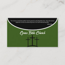グリーンクロス牧師またはディーコン教会 名刺