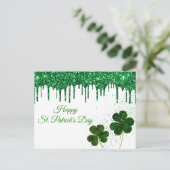 グリーンクローバーシャムロックサンパトリックスの日 シーズンポストカード (スタンド正面)