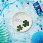 グリーンクローバーシャムロックセントパトリックスデー ペーパープレート (パーティー)