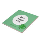 グリーンクローバーリボンテンプレートバイケネス・ヨンチッチ タイル (側面)