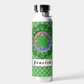 グリーンクローバーリボンバイケネス・ヨンチッチ ウォーターボトル (左面)