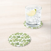 グリーンクローバーリーフセントパトリックデイガーデン ペーパーコースター (インサイチュ)