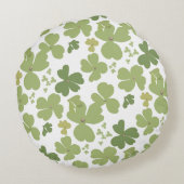 グリーンクローバーリーフセントパトリックデイガーデン ラウンドクッション (裏面)