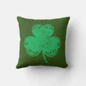 グリーンクローバー クッション (裏面)