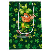 グリーンクローバー ミディアムペーパーバッグ (裏面)