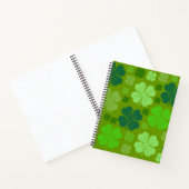 グリーンクローバー、ラッキークローバー、サンパトリックの日 ノートブック (内部)