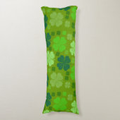 グリーンクローバー、ラッキークローバー、サンパトリックの日 ボディピロー (正面縦)