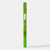 グリーンクローバー、ラッキークローバー、サンパトリックの日 iPhoneケース (右側面)