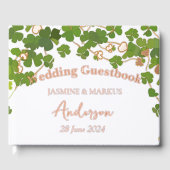 グリーンクローバ離れーズブーケ結婚ス ゲストブック (正面)