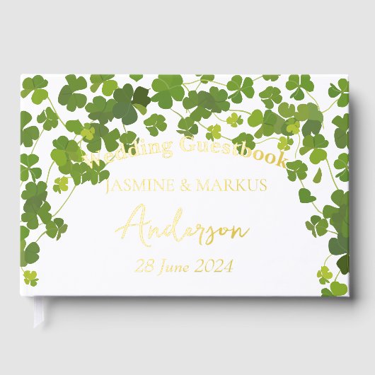 グリーンクローバ離れーズブーケ結婚ス ゲストブック (正面)