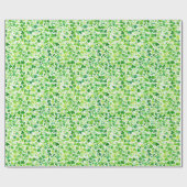 グリーンクロ離れーバーギフト包装紙 ラッピングペーパー (フラット)