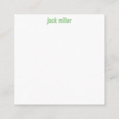 グリーンクーガーポーランチノート エンクロージャーカード (裏面)