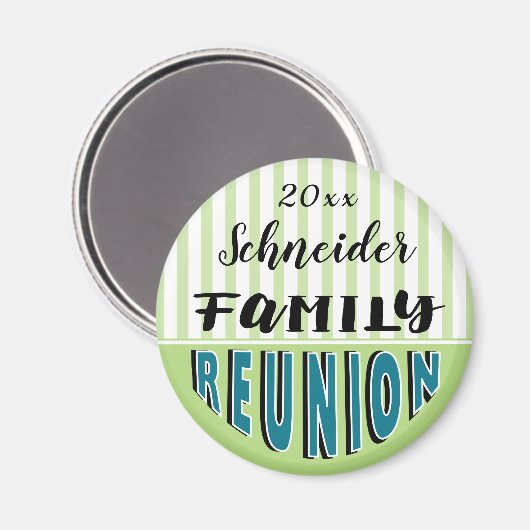 グリーンクールファミリー懇親会おみやげ記念ギフト マグネット (正面/裏面)