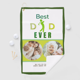 グリーンクールフォトゴルファー最高ののパパは永遠の父の日 ゴルフタオル