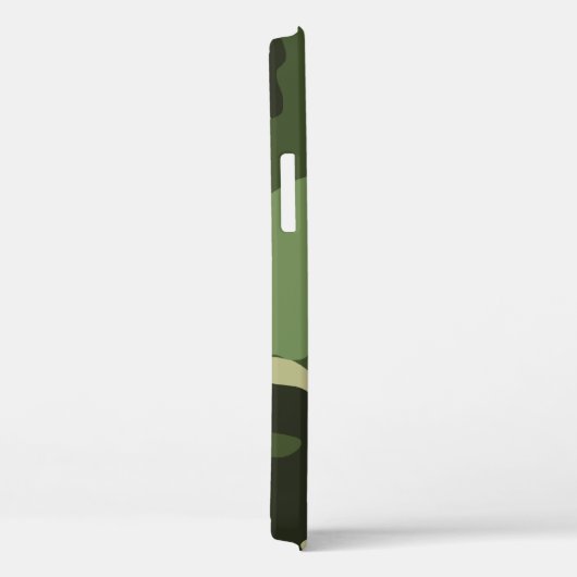 グリーンクール迷彩柄パターン軍隊カモフラージタフ Case-Mate iPhoneケース (裏面 / 右)