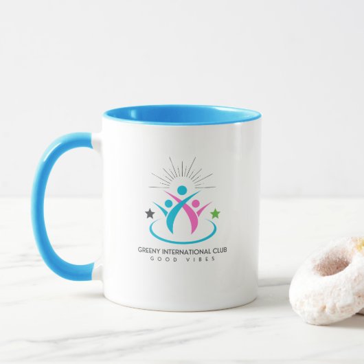 グリーンク国際的ラブ マグカップ (ドーナツ)