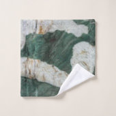 グリーンクartzite バスタオルセット (ウォッシュタオル)