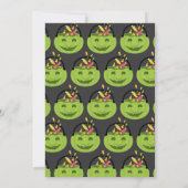 グリーングウルペイルキャンディキッドズハローウィンパーティ 招待状 (裏面)