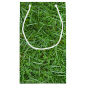 グリーングラスのソッド誕生日 スモールペーパーバッグ (裏面)