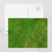 グリーングラスのテクスチャ ポストカード (正面/裏面)